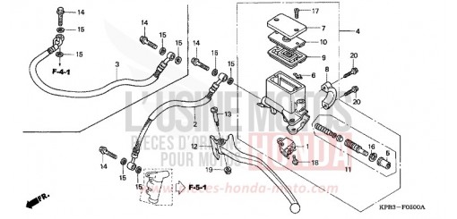 MAITRE-CYLINDRE FREIN AR. NSS2501 de 2001